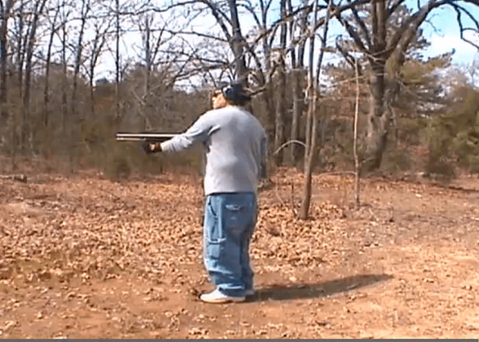 Man Shoots Gun