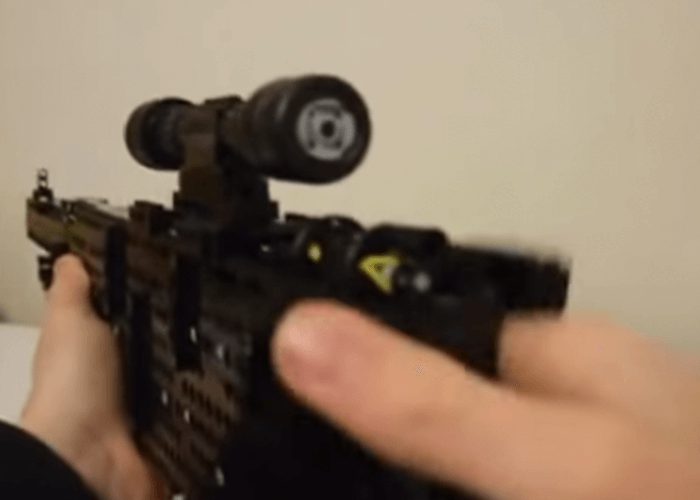 VIDEO: Enfield Sniper Rifle Shoots LEGOS