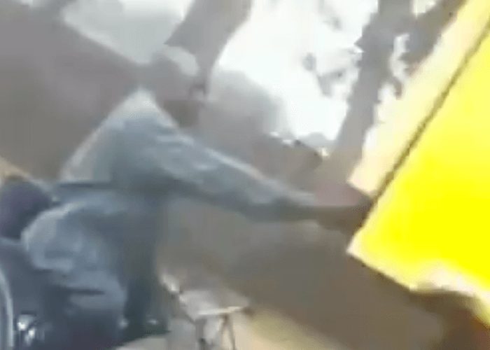 VIDEO: Wheelchair Stunts Hitching A Ride