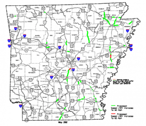 Select Arkansas Highways To Get Increased Speed Limit