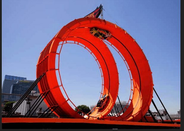 Video: Life Sized Hot Wheels Track