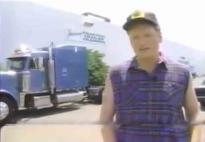 VIDEO: Conan O’Brien Goes To Trucking School