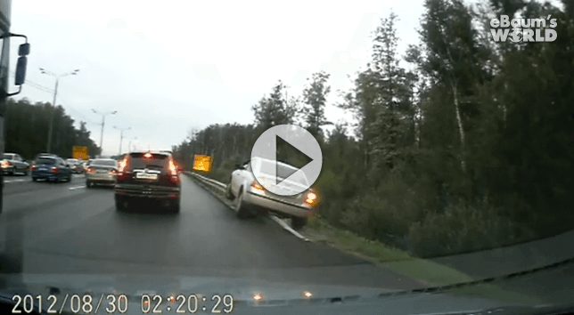 Another Impatient Driver Gets What He Deserves