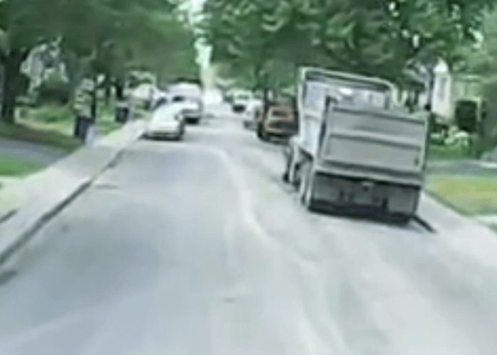 VIDEO: Irate Woman Tells Truck Driver To Back Up