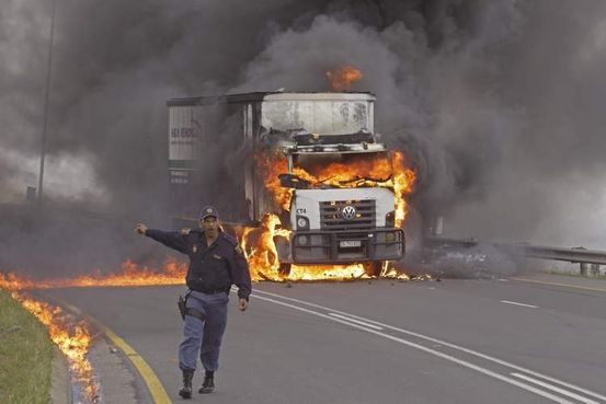 South African Mining Truckers Strike