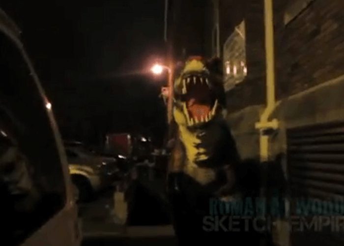 VIDEO: Dino-Mite Prank