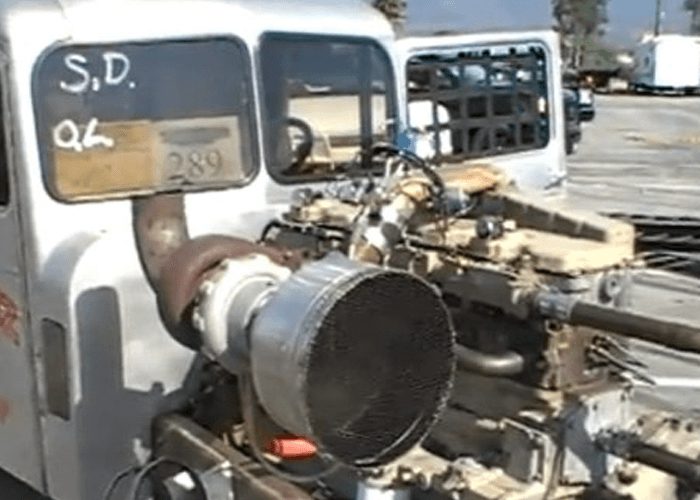 VIDEO: Kenworth Rat Rod Preps For Drag Race