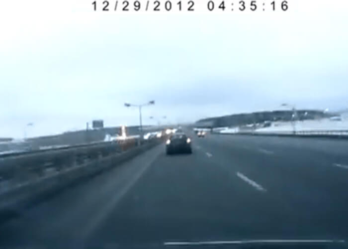 VIDEO: Planes’s Debris Hits Car