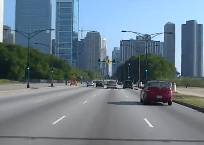 VIDEO: Driving Through Chicago