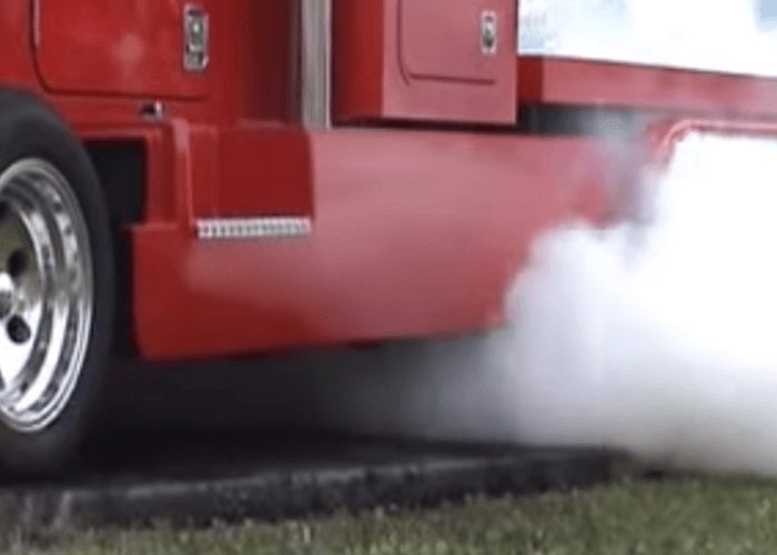 VIDEO: Little Big Rig Burns Out