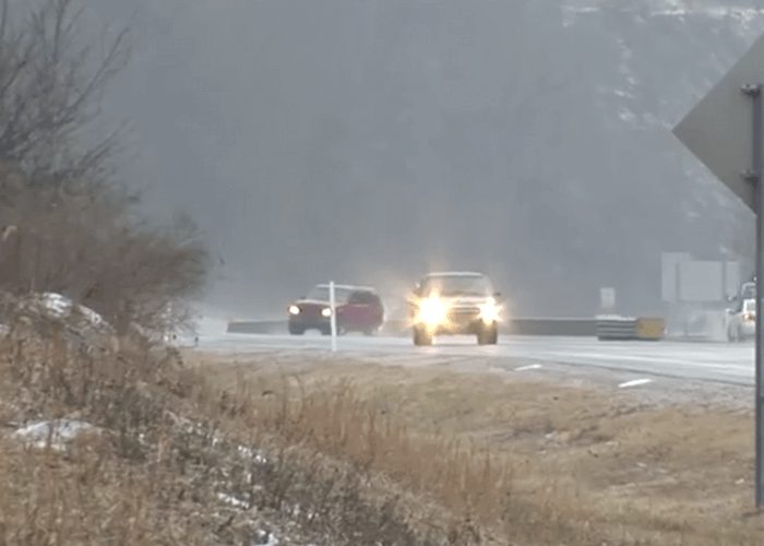 VIDEO: Icy Roads Pose Many Problems For All Drivers