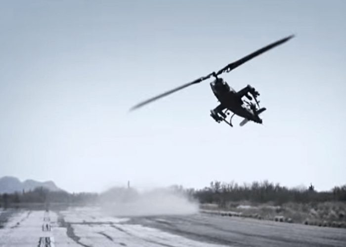 VIDEO: Stunt Helicopter Crashes Racing Corvette