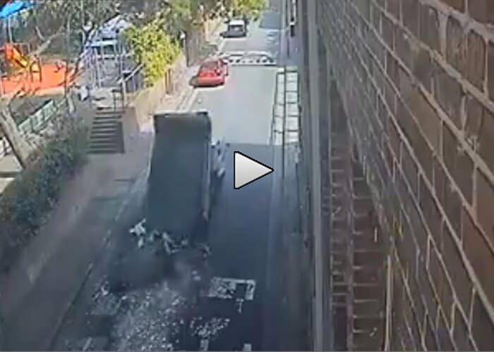 VIDEO: Truck Driver Caught Dumping Hazardous Outside Preschool