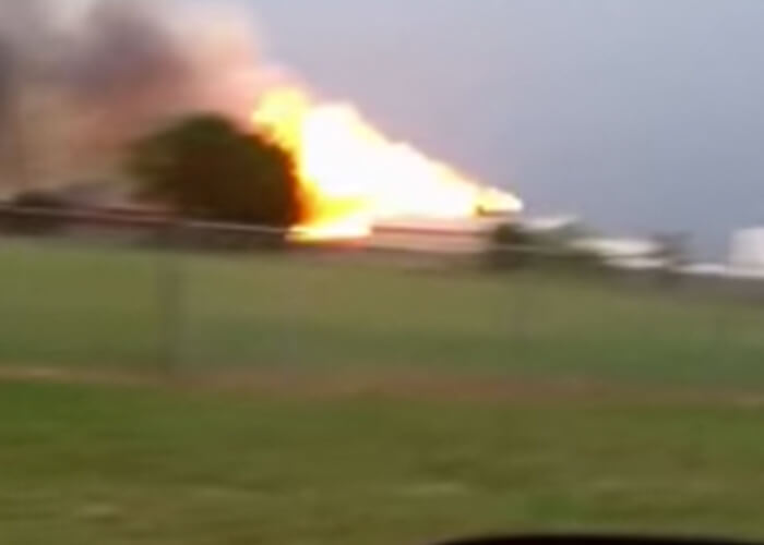 VIDEO: Massive Plant Explosion