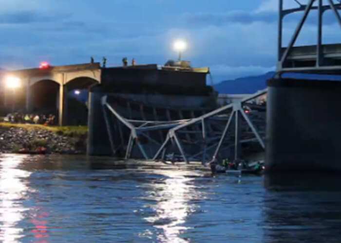 VIDEO: Interstate 5 Bridge Collapse