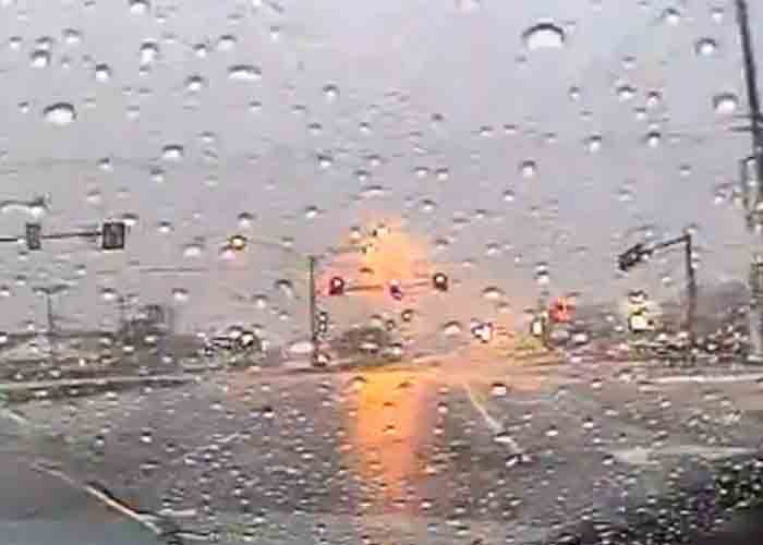 VIDEO: Driver POV Of Vehicle Being Swept Away By Flash Flood