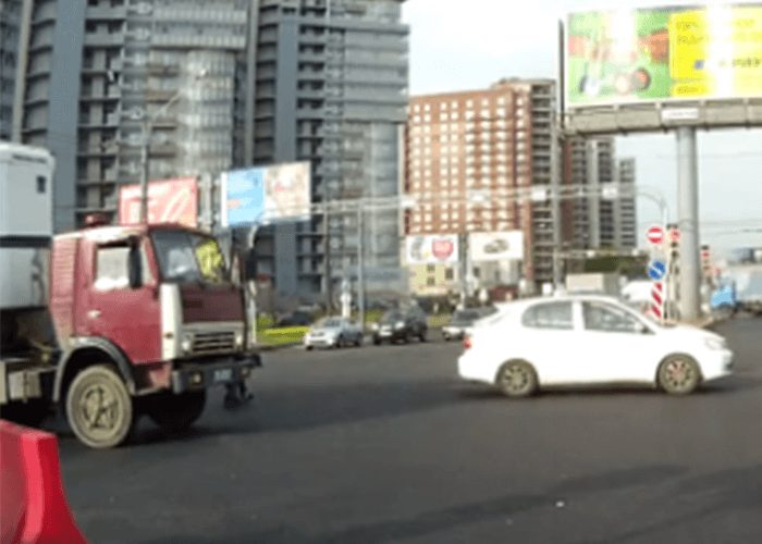 VIDEO: Driver Rescues Kitten From Busy Highway