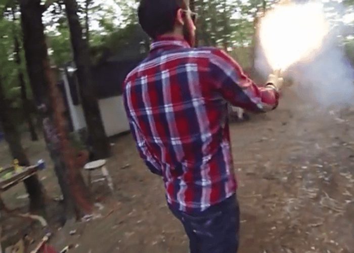 VIDEO: Shooting Fireworks With A Homemade Bullet Time Rig