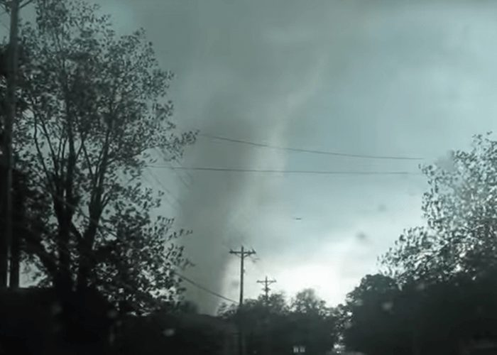 VIDEO: Car Gets Hit By Tornado With Driver In It