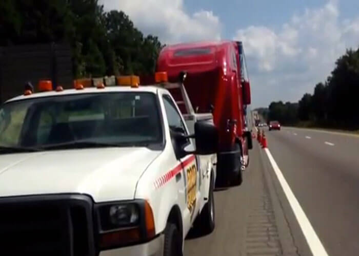 VIDEO: Driver’s Video Highlights Roadside Danger