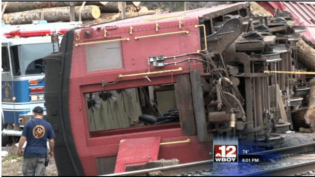 Log Truck, Tourist Train Collide: 1Dead and Dozens Injured