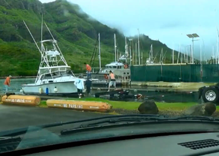 VIDEO: Loading A Boat