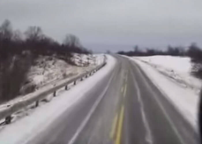 VIDEO: Driver Gets Truck Back Under Control