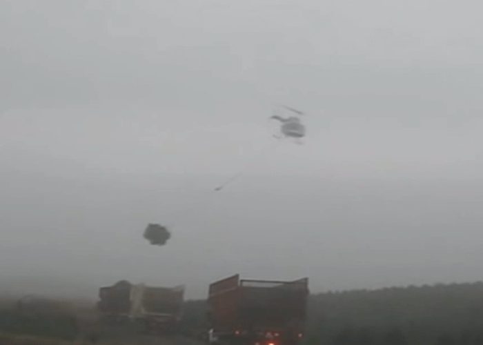 VIDEO: Oregon Christmas Tree Harvest With Helicopter.