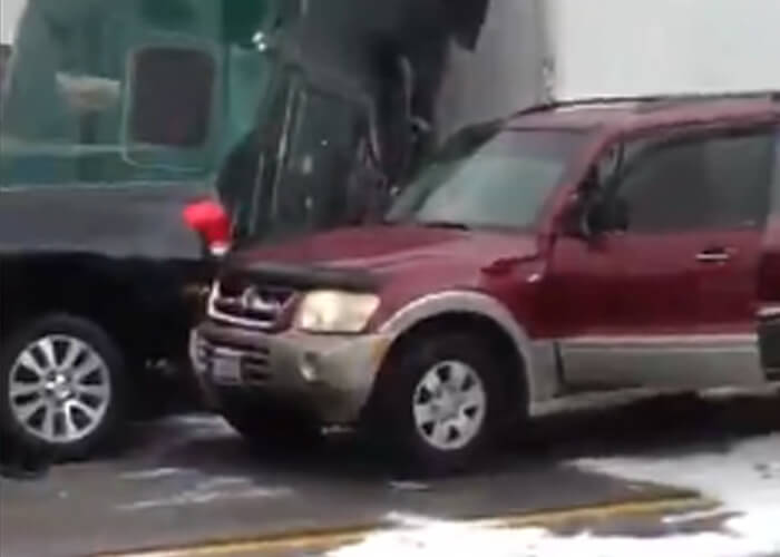 VIDEO: 86 Vehicle Pileup in Ohio