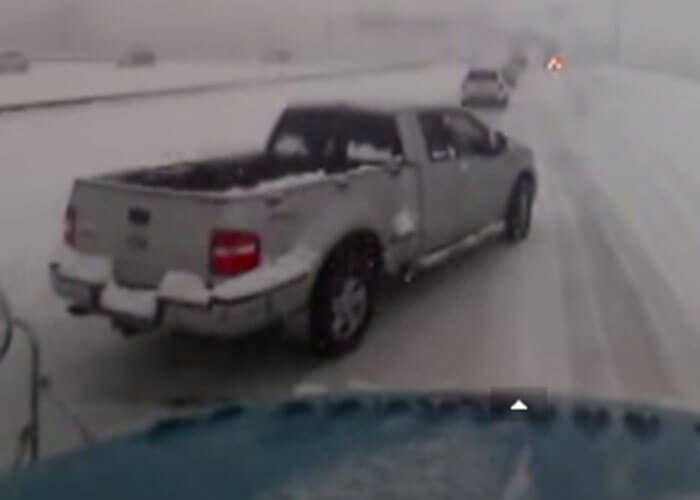 VIDEO: Snowy Roads and Stupid Drivers