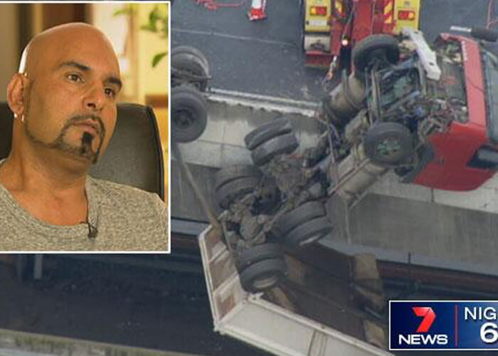 Australian Driver Describes Nightmarish Fall