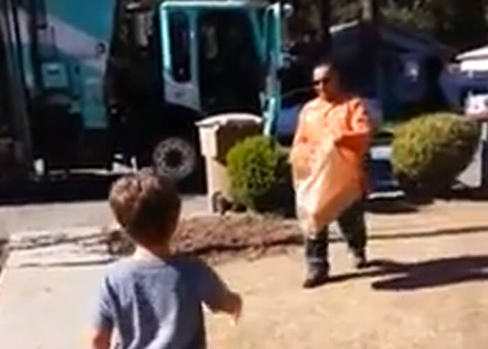 VIDEO: California Recycling Truck Driver’s Act of Kindness Goes Viral