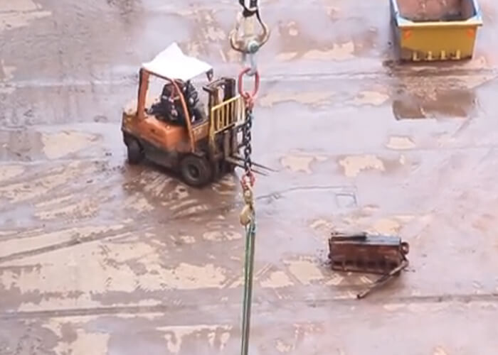 VIDEO: Funny Forklift Fail