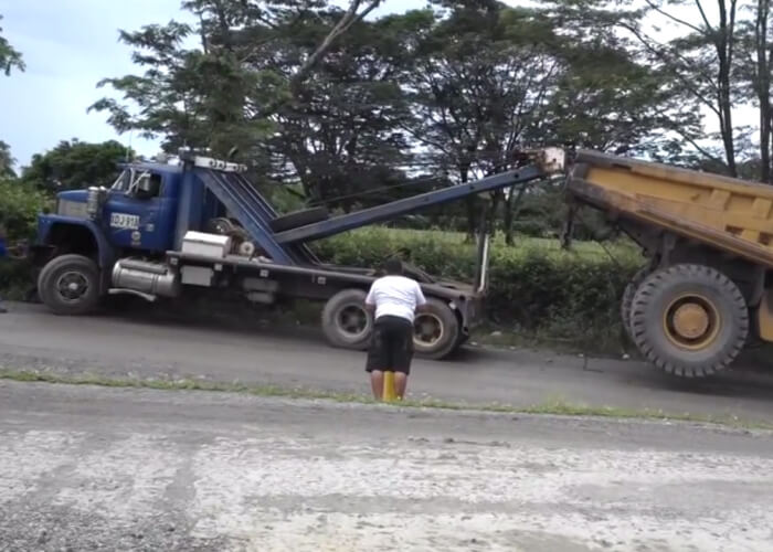 VIDEO: The Little Blue Tow Truck That Could