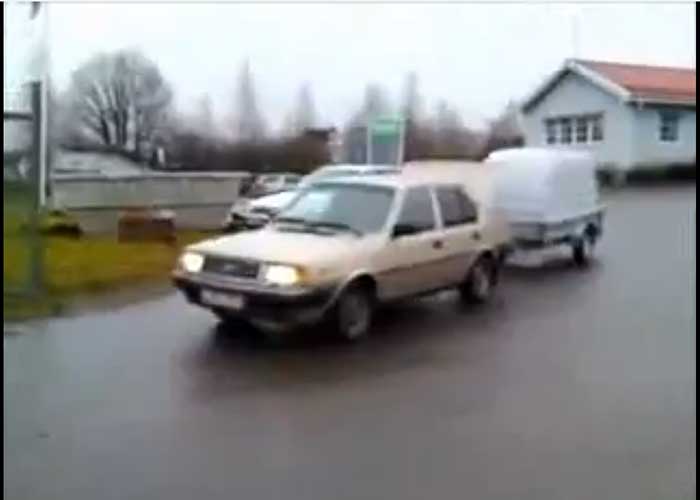 VIDEO: How To Pull A Trailer With No Hitch