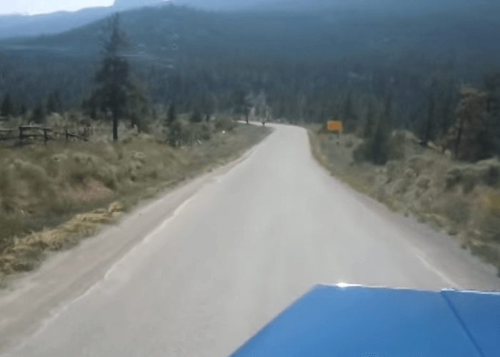 VIDEO: Oversize Load, Down Narrow 11-13% Grade Road