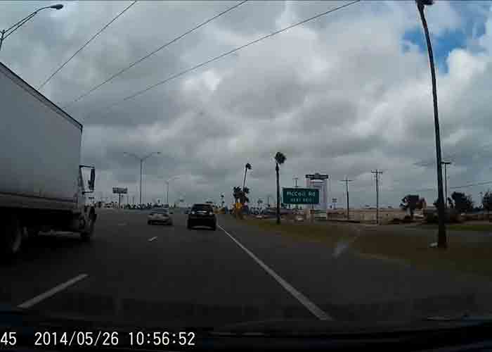 Video: Compact Car vs Truck in Texas