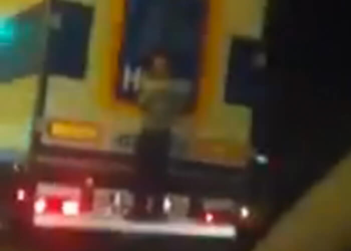 VIDEO: Driver Spots Something