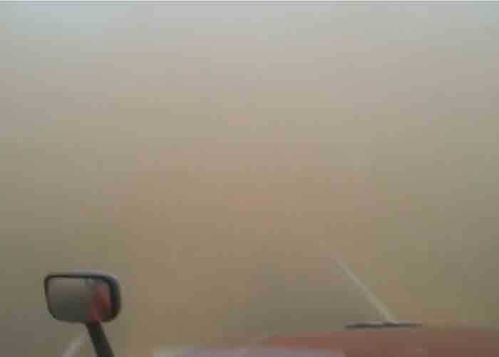 VIDEO: Driving In A Dust Storm