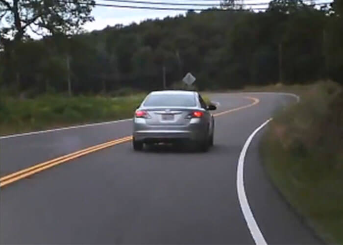 VIDEO: Impatient California Driver Wipes Out