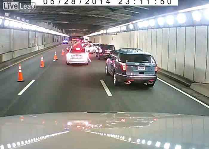 Video: Construction Zone Impatience: Instant Karma