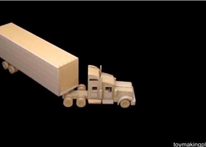 Video: Wood Toy Truck Plans