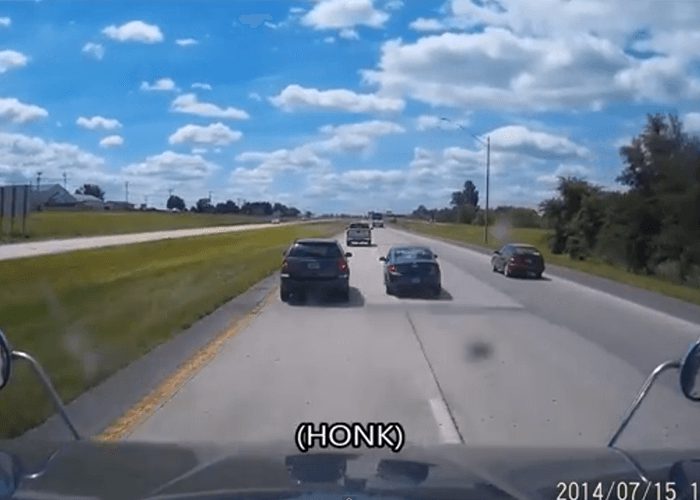 Video: Distracted Driver’s Bad Merge