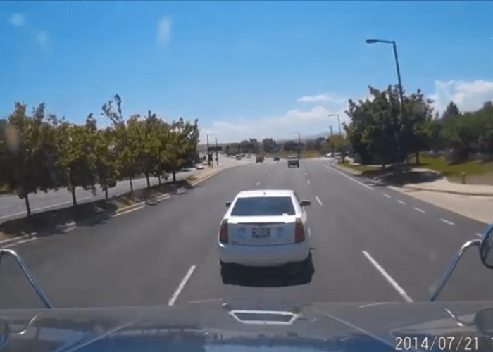 Video: Cutting off a Truck