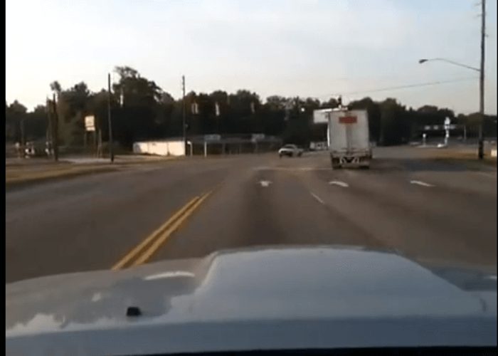 Video: Truck TPs the Highway