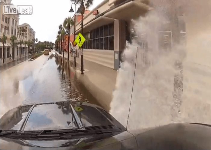 Video: Rude Pickup Truck Driver Soaks Pedestrians