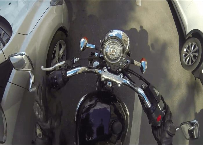 Video: Vigilante Motorcyclist Gives Litter Bugs a Taste of Their Own Medicine