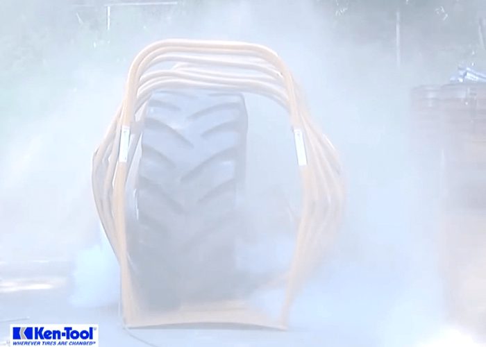 VIDEO: Huge Tire Explosion