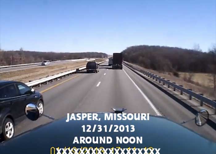 VIDEO: Truck Driver Road Rage