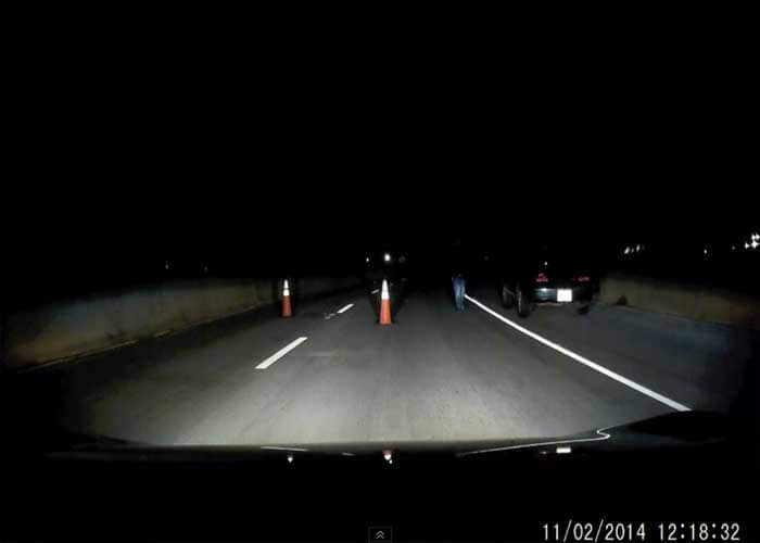 Video: Suspicious Roadblock